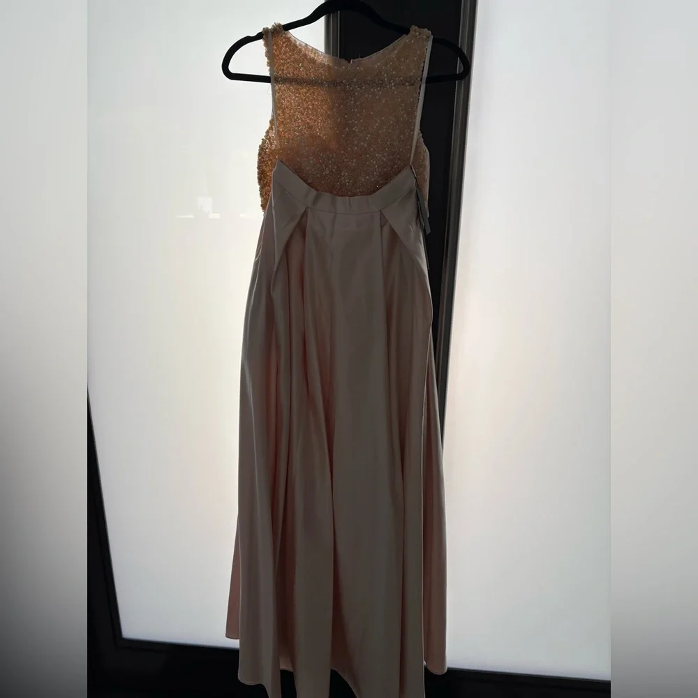 Beaded Pink Formal Skirt Set - Elegant Evening Wear - Picture 1 of 9